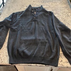 Grey Sweater with 4 buttons